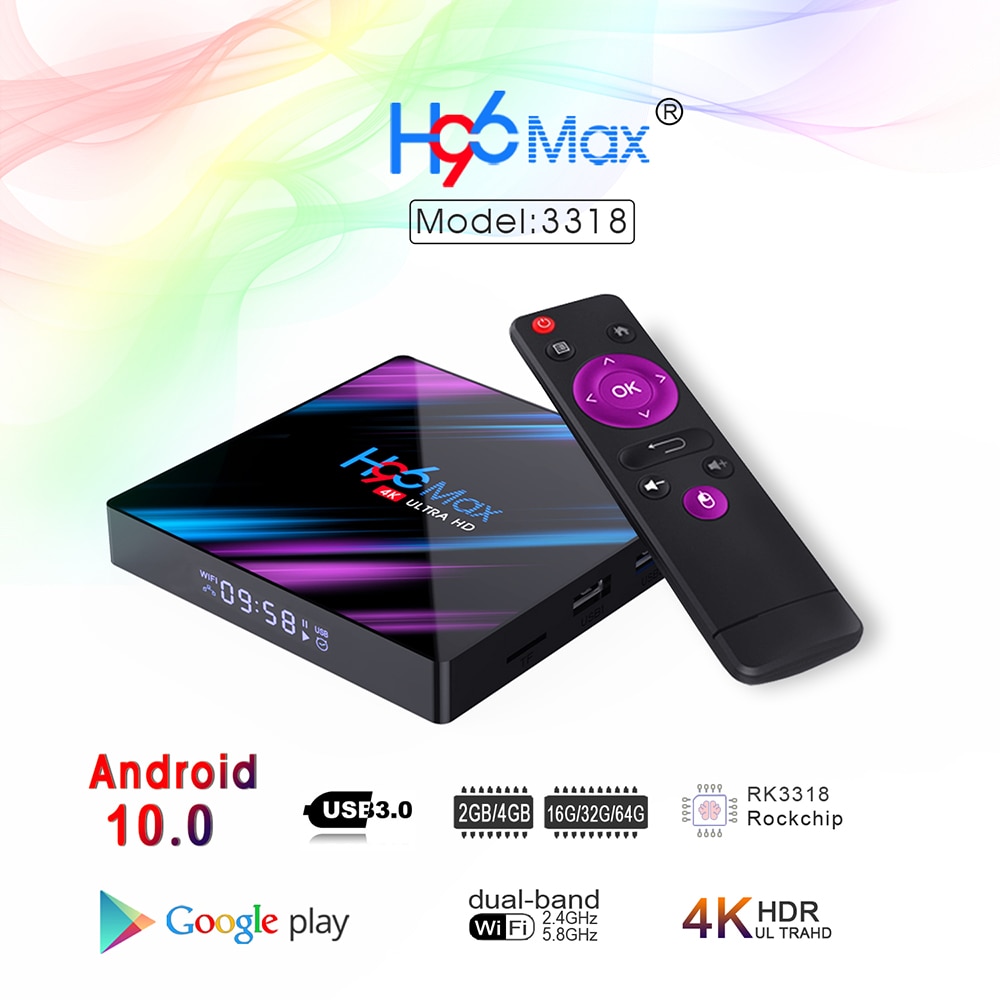 VONTAR H96 MAX RK3318 Android 10